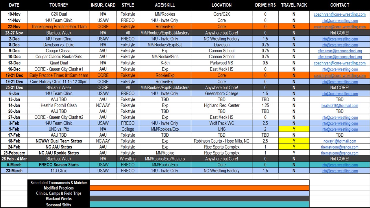 State Wrestling Tournament 2024 Schedule