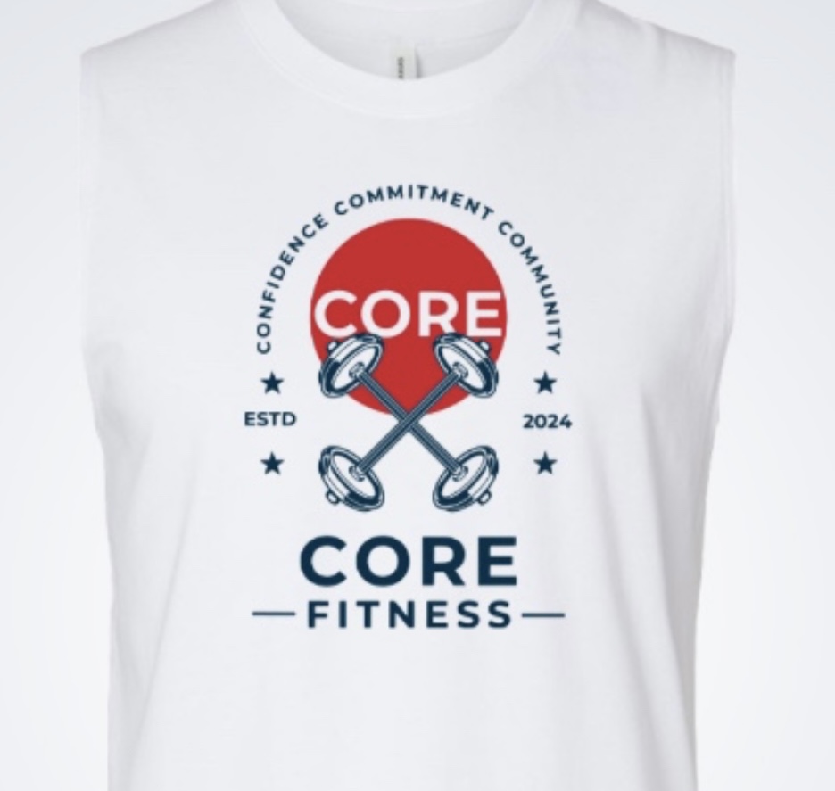White Fitness Tee - Sleeveless White Fitness Tee - Sleeveless