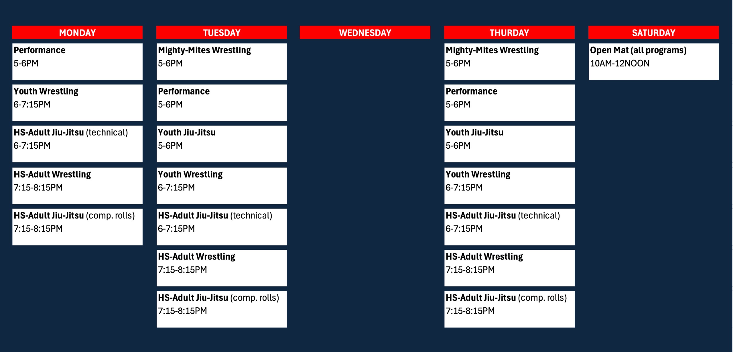 Training Calendar_9-15-25