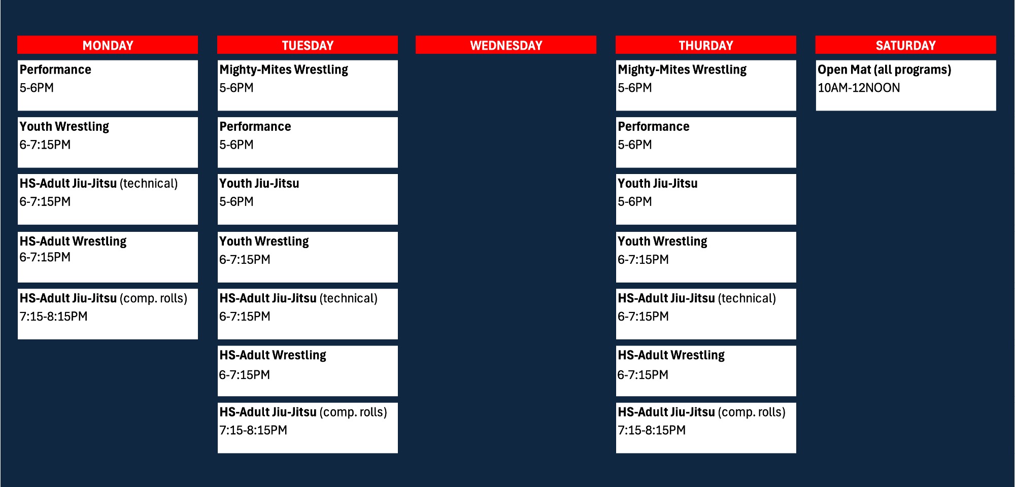 Training Calendar_9-29-25